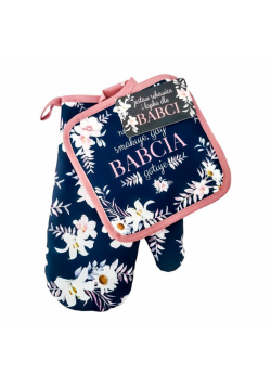 Dzień Babci- Łapka i rękawica granatowa