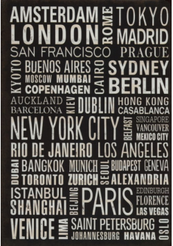 Notatnik Peter Pauper Midi One Hundred Cities Journal