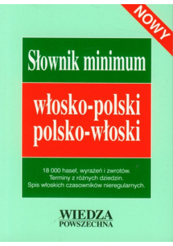 Słownik minimum włosko-polski polsko-włoski nowy