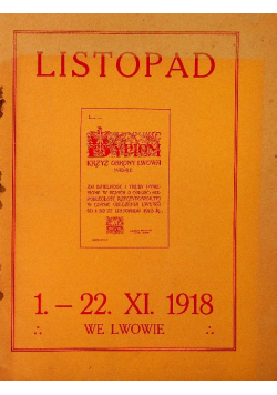 Listopad 1 22 XI 1918