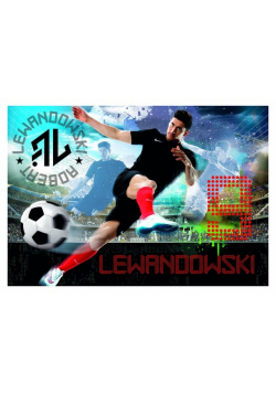 Podkład szkolny na biurko obustronny Lewandowski 55x38 cm