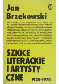 Szkice literackie i artystyczne 1925 - 1970