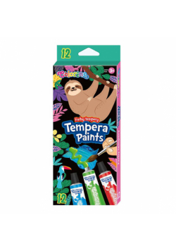 Farby tempera w tubie Colorino wildkid 12 ml. 12 kolorów