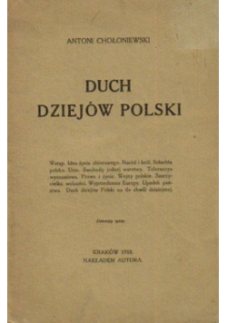 Duch dziejów Polski 1917r.