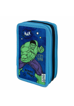 Piórnik z wyposażeniem potrójny Avengers