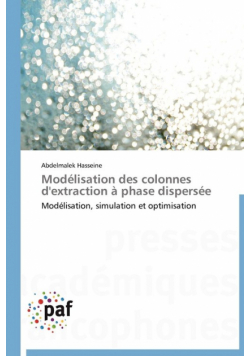 Modélisation des colonnes d'extraction à phase dispersée