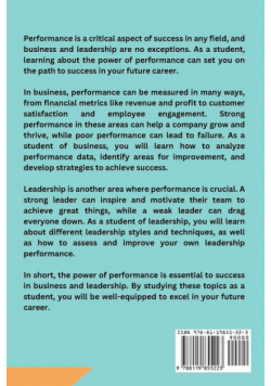 The Power of Performance