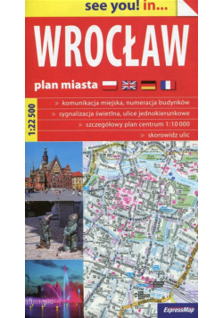 Wrocław plan miasta 1:22 500