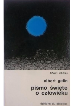 Pismo Święte o człowieku