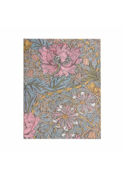Kalendarz Paperblanks 2025 Morris Pink Honeysuckle Ultra tygodniowy HOR