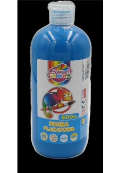 Farba plakatowa jasnoniebieska 500ml
