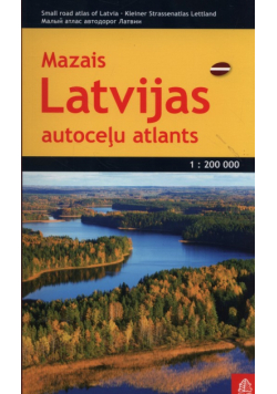 Łotwa atlas samochodowy 1:200 000
