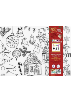 Mata transparentna Christmas Funny Mat STRIGO