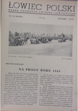 Łowiec polski, numer 1-12 1949 r.; 1-12 1959 r.; 1949 - 1950 r.