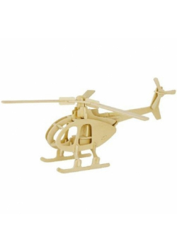 Puzzle 3D Drewniany helikopter