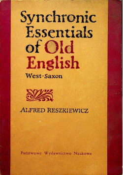 Synchronic Essentials of Old English
