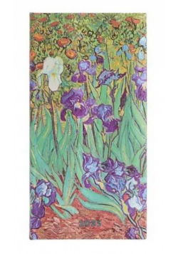 Kalendarz 2025 Van Gogh’s Irises Slim tygodniowy HOR