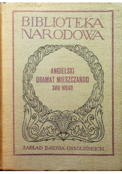 Angielski dramat mieszczański XVIII wieku