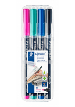 Foliopis Lumocolor M wodoodporny 4 kolory Staedtler