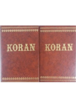 Koran Część 1 i 2 Reprint z 1858 r.