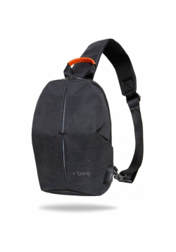 Plecak męski na jedno ramię mały r-bag Photon Black