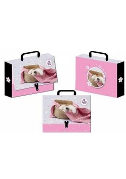 Teczka z rączką walizeczka The sweet pets Pies