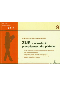 ZUS obowiązki pracodawcy jako płatnika 2011