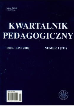 Kwartalnik pedagogiczny nr 1/2009