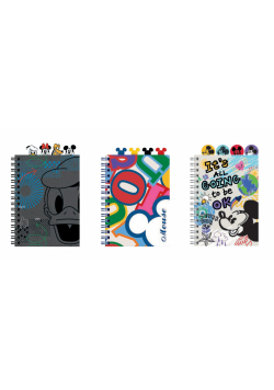 Kołobrulion A5 100k. kratka Disney fashion Mickey Mouse 1 szt. mix