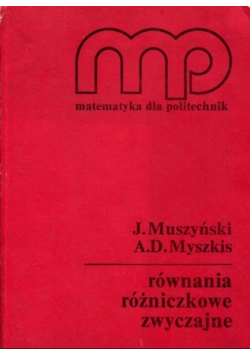 Równania różniczkowe zwyczajne