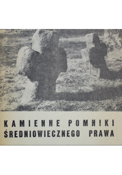 Kamienne pomniki średniowiecznego prawa