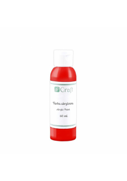 Farba akrylowa czerwona 60ml