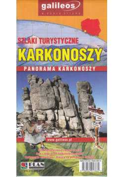 Karkonosze szlaki turystyczne mapa panorama Plan