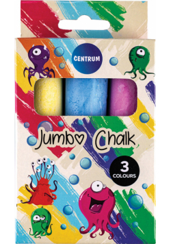 Kreda kolorowa jumbo 3 szt