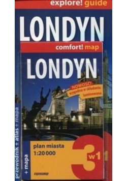 Londyn 3w1 przewodnik atlas mapa