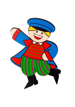 Magnes drewniany - Sieradzak FOLKSTAR