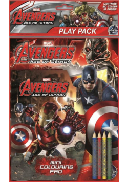 Zestaw 2 kolorowanek z kredkami Avengers II