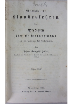 Chriftfatholiche standeslehren, 1855 r.