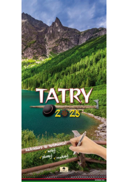 Kalendarz 2025 paskowy szeroki Tatry