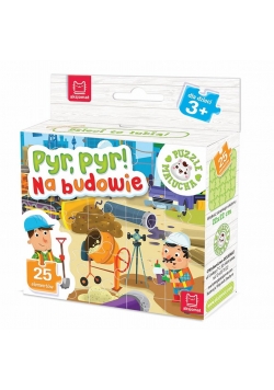 Puzzle malucha. Pyr, pyr! Na budowie