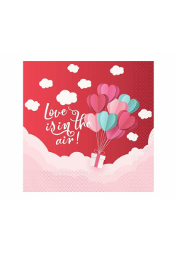 Serwetki Love 33x33cm 20szt