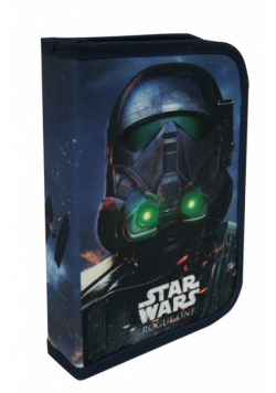Piórnik dwuklapkowy bez wyposażenia Star Wars Rouge