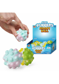 Kolorowa piłeczka z bąbelkami do wciskania Pop it