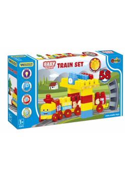 Kolejka 58 elementów Baby Blocks 41471