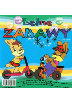 Leśne zabawy Kolorowanka z naklejkami