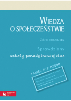 Wiedza o społeczeństwie Sprawdziany Zakres rozszerzony