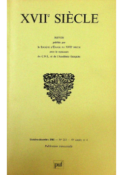 Siecle XVII  Nr 213