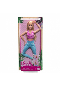 Barbie. Lalka Made to Move Blond włosy