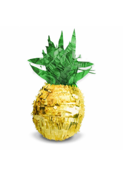 Piniata ananas papier / folia 27,4x45,5x26cm