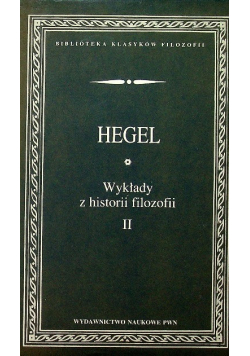 Wykłady z historii filozofii II